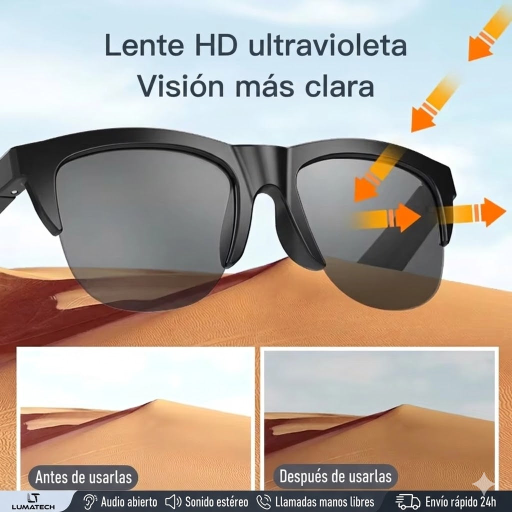 LumaTech Vision - Gafas Inteligentes Bluetooth V5.3