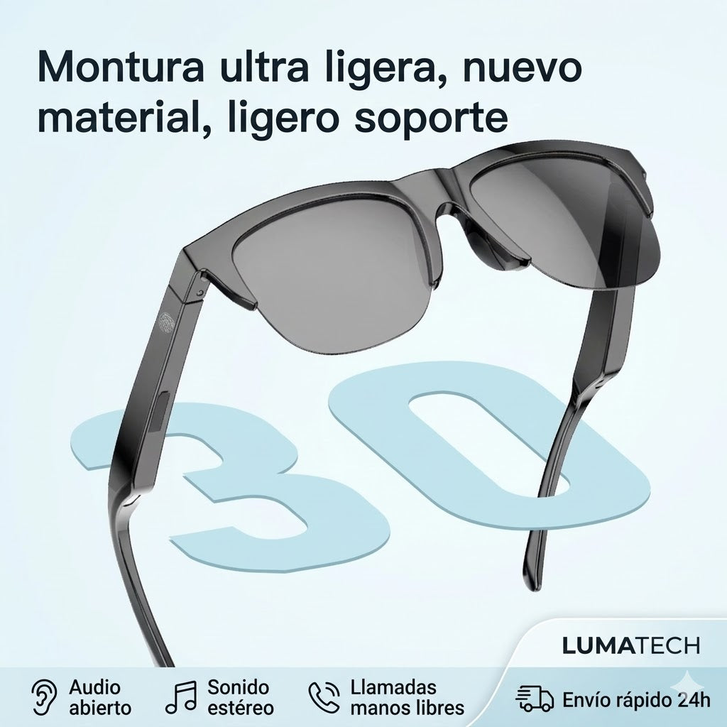 LumaTech Vision - Gafas Inteligentes Bluetooth V5.3